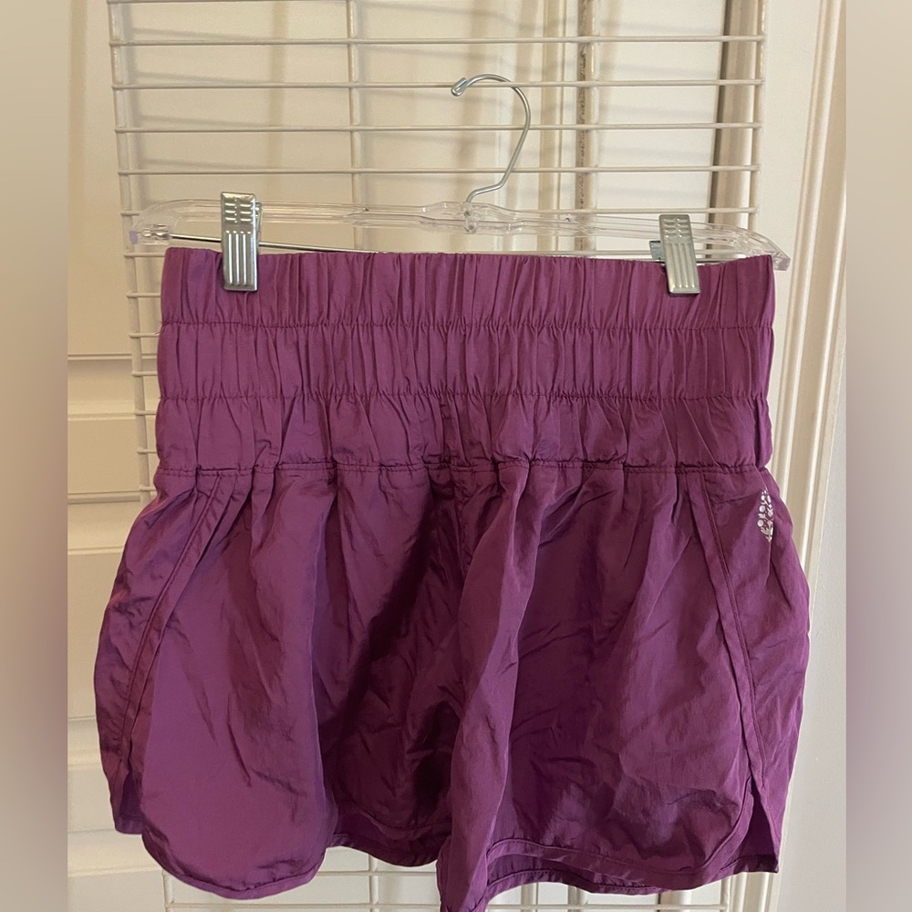purple free people movement shorts